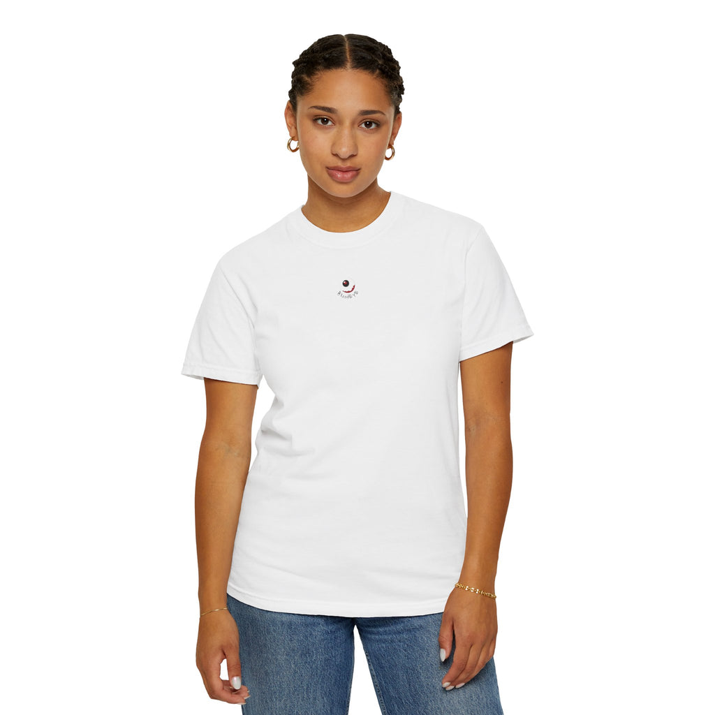 Unisex T-shirt - ROSE - white