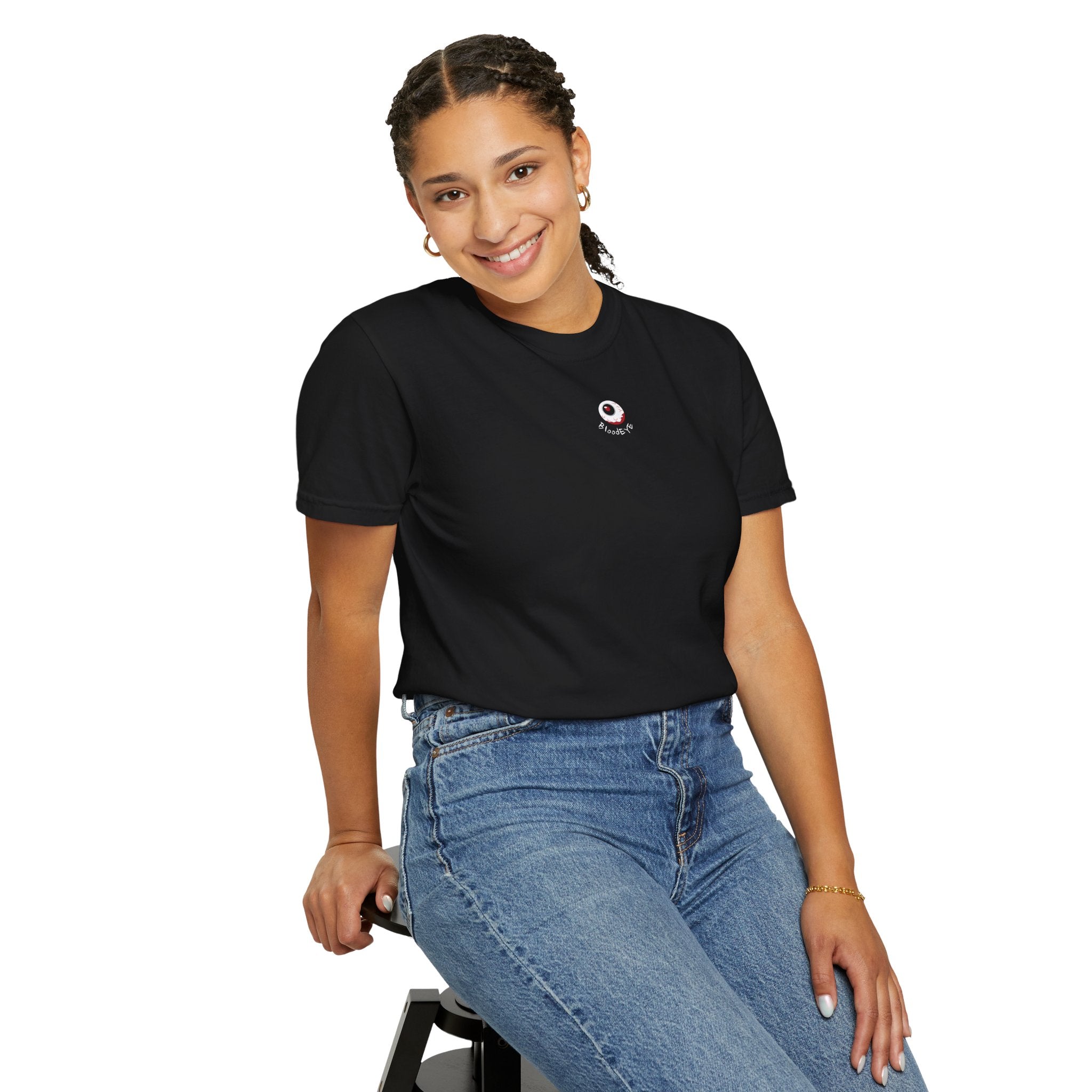 Unisex T-shirt - ROSE - black
