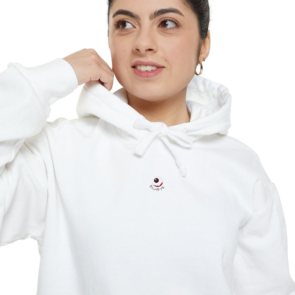 Unisex Hoodie - ROSE - white