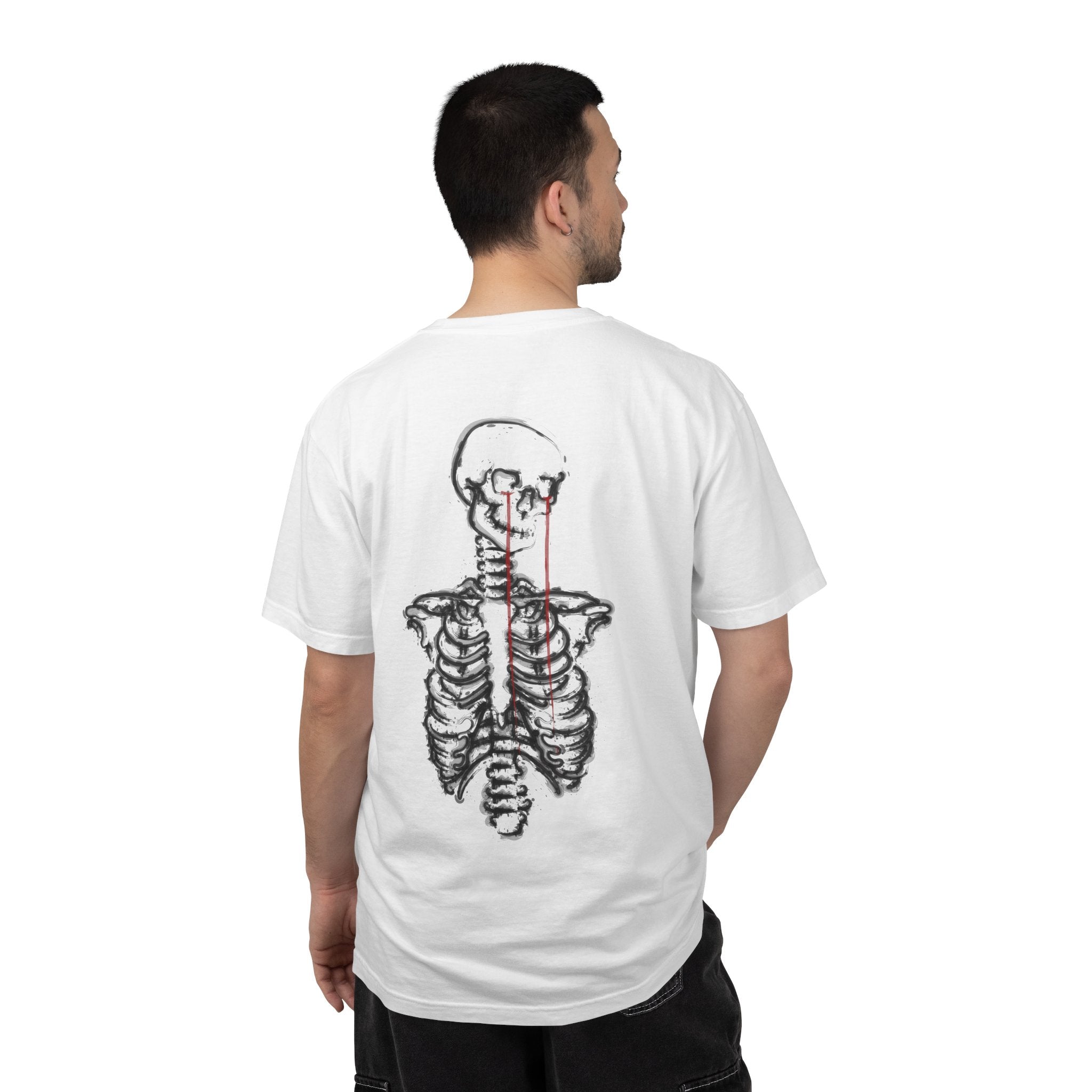 Unisex T-shirt - PAIN -white