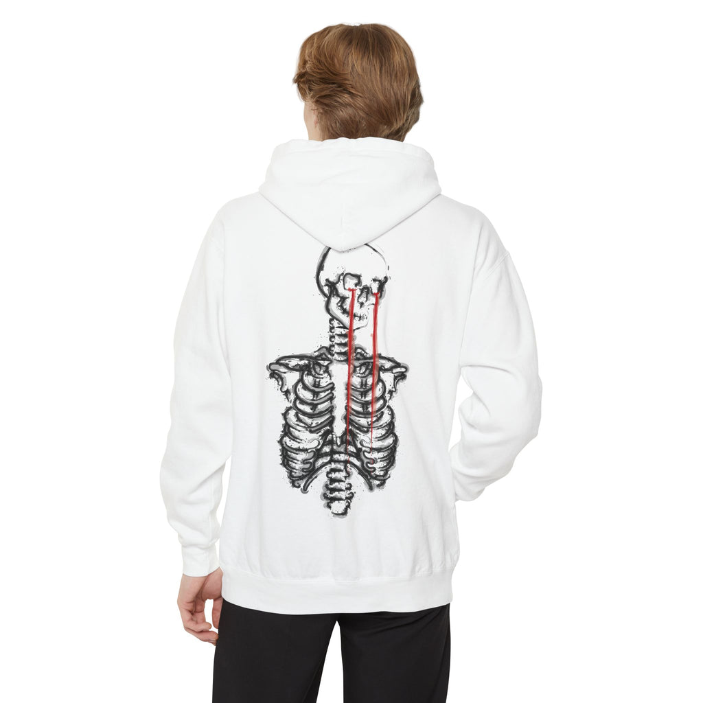 Unisex Hoodie - PAIN - white