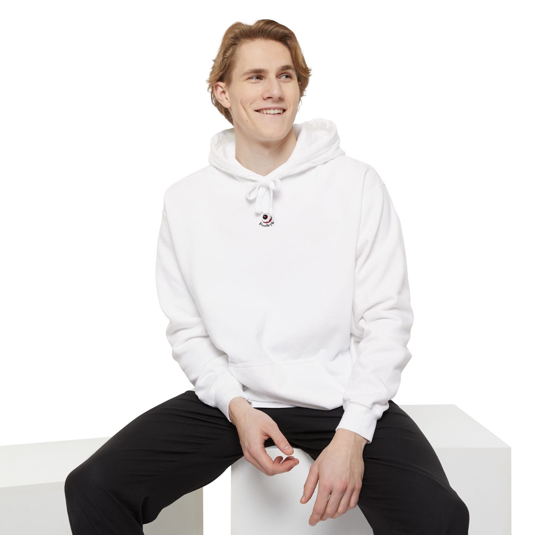 Unisex Hoodie - PAIN - white