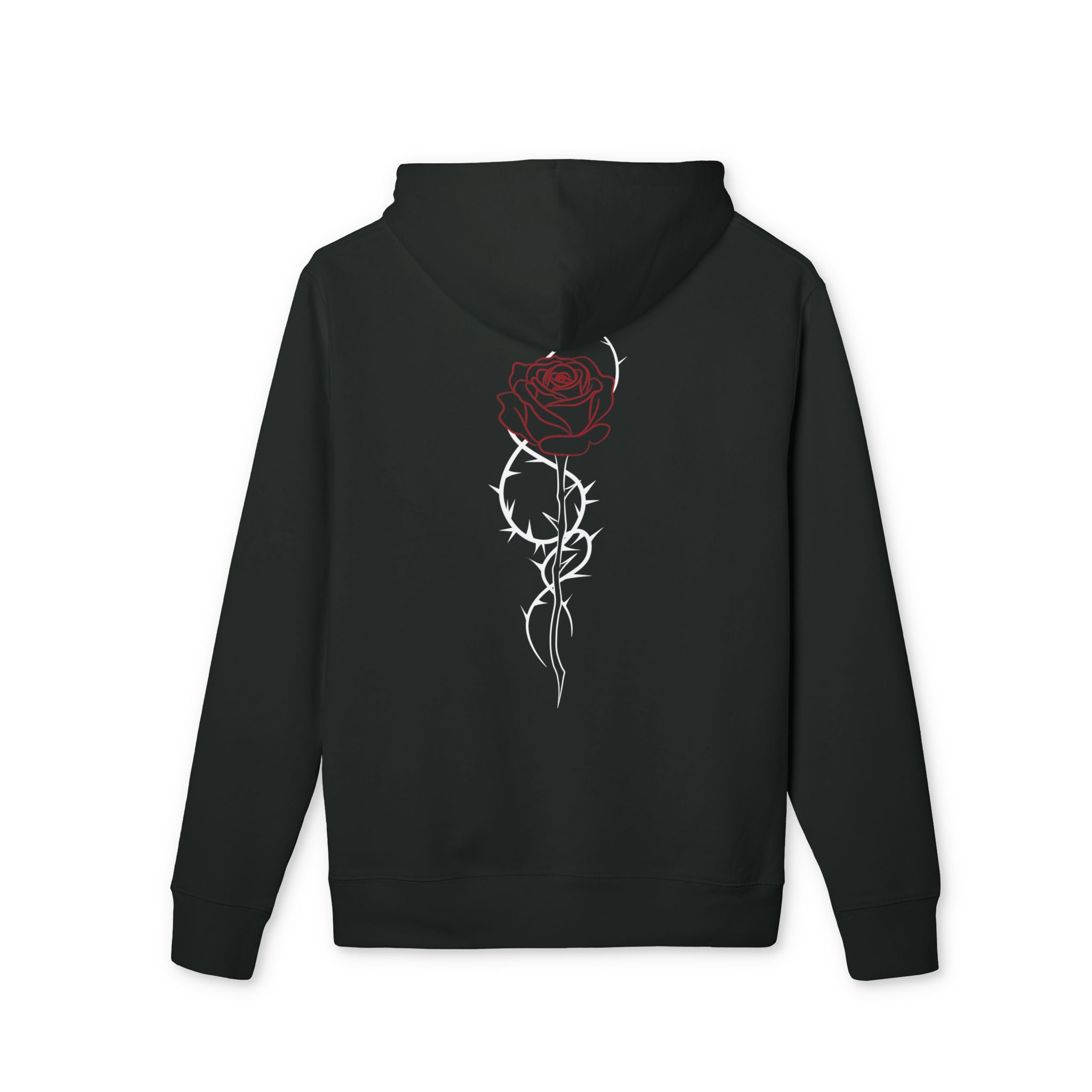 Unisex Hoodie - ROSE - black