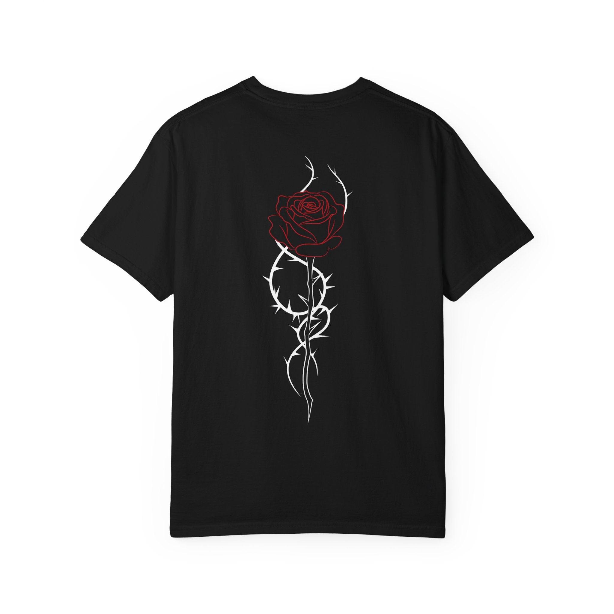 Unisex T-shirt - ROSE - black