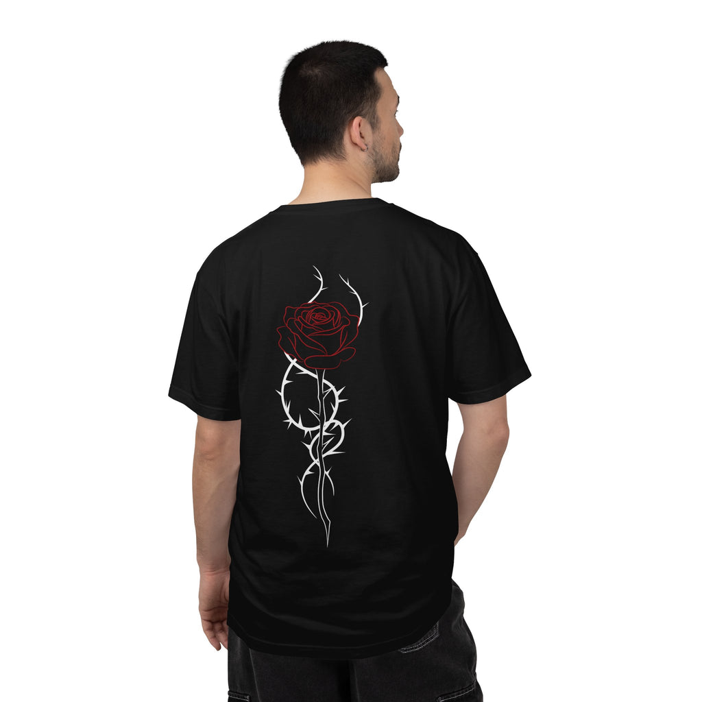 Unisex T-shirt - ROSE - black