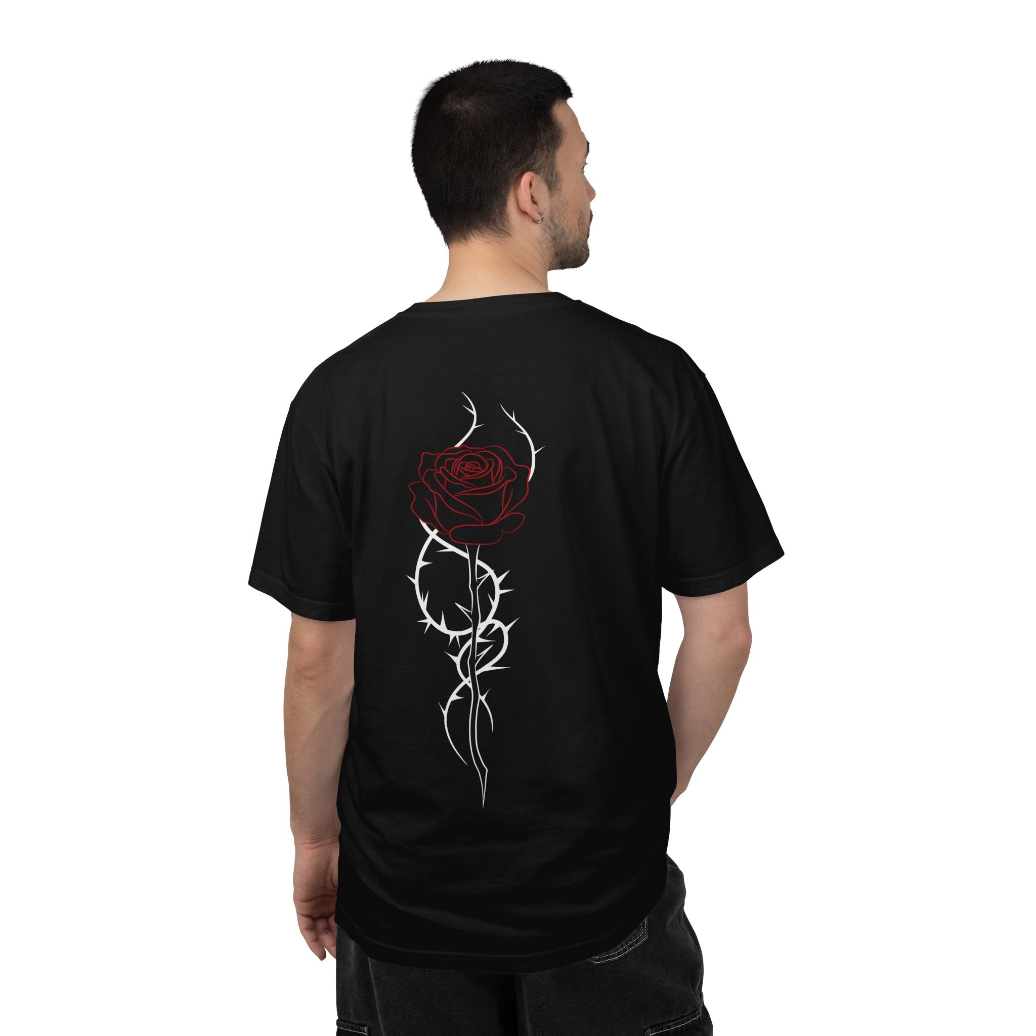 Unisex T-shirt - ROSE - black
